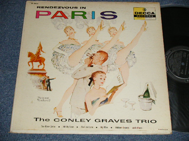 画像1: The Conley Graves Trio - Rendezvous In Paris (Ex+/Ex+++) / 1957 US AMERICA ORIGINAL MONO Used LP 