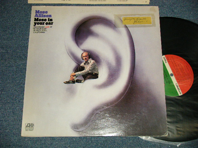 画像1: MOSE ALLISON - MOSE IN YOUR EAR (Ex+, Ex++/Ex+ A-3:VG+++ STOFC)  / 1974 Version US AMERICA "RED & GREEN Label" & Large "75 ROCKFELLER Label" Used LP 