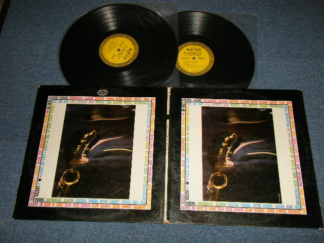 画像1: LESTER YOUNG with COUNT BASIE ORCHESTRA - LESTER YOUNG MEMORIAL ALBUM (Ex/Ex) / 1959 US AMERICA ORIGINAL 1st Press "YELLOW Label" Used 2-LP 