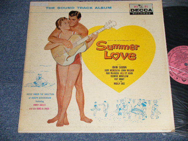 画像1: ost JOSEPH GERSHENSON featuring JIMMY DALEY and The DING-A-LINGS - SUMMER LOVE (Ex++/MINT- CUTOUT, EDSP) / 1958 US AMERICA ORIGINAL "PINK LABEL PROMO" MONO Used LP 