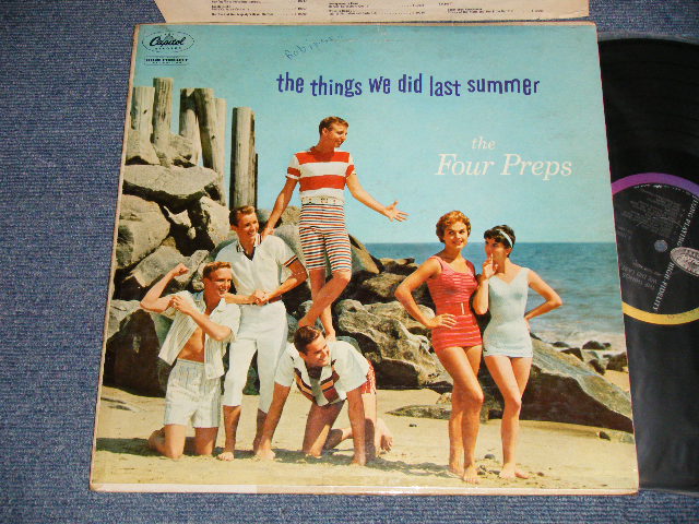 画像1: The FOUR PREPS - THE THINGS WE DID LAST SUMMER (Ex/Ex- Looks:Ex- TAPE SEAM, WOFCNOISY) / 1958 US AMERICA ORIGINAL 1st Press "BLACK with RAINBOW Label" MONO Used LP  