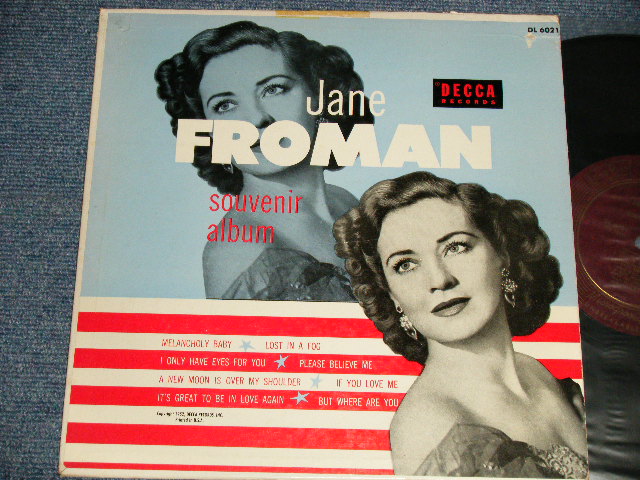 画像1: JANE FROMAN - SOUVENIR ALBUM (Ex+/Ex+++ EDSP) /1952 US AMERICA ORIGINAL Used 10" LP