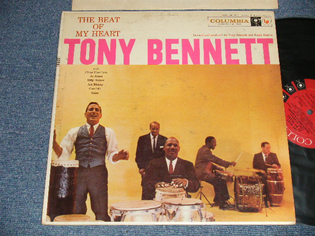 画像1: TONY BENNETT - THE BEAT OF MY HEART (Ex++/Ex+++) / 1957 US AMERICA ORIGINAL 1st Press "6 EYE'S Label" MONO Used LP 