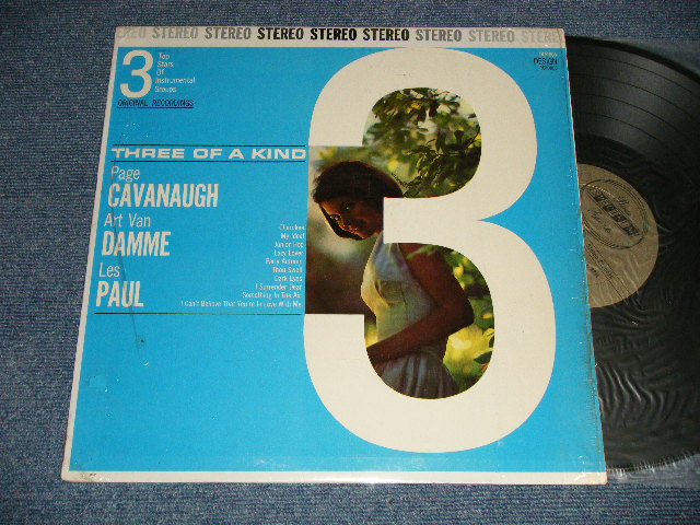 画像1: Page Cavanaugh / Art Van Damme / LES PAUL - Three Of A Kind (3 Top Stars Of Instrumental Groups)(MINT-/Ex+++ Looks:Ex+) / 1965 US AMERICA ORIGINAL STEREO Used LP 