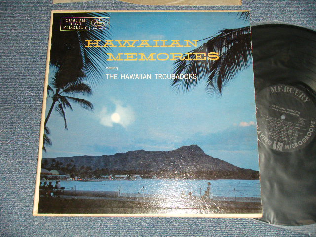 画像1: The HAWAIIAN TROUBADORS - HAWAIIAN MEMORIES (Ex++/Ex++ Looks:Ex, Ex+++) / 1956 US AMERICA ORIGINAL 1st Press "BLACK With SILVER PRINT Label" MONO Used LP 
