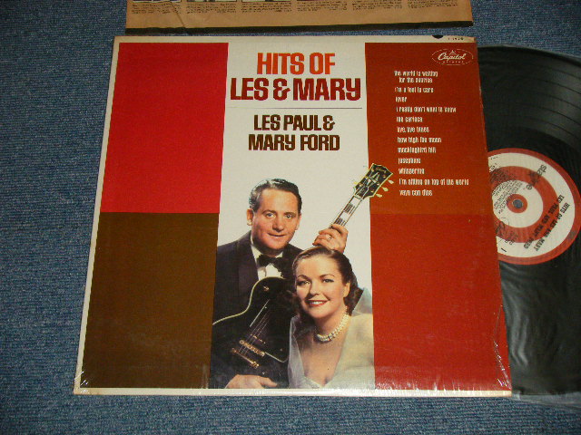 画像1: LES PAUL & MARY FORD - HITS OF LES PAUL & MARY FORD (Ex+++/Ex+ Looks:Ex) / 1966 US AMERICA REISSUE "WHITE & RED TARGET STARLINE LABEL" MONO Used LP 