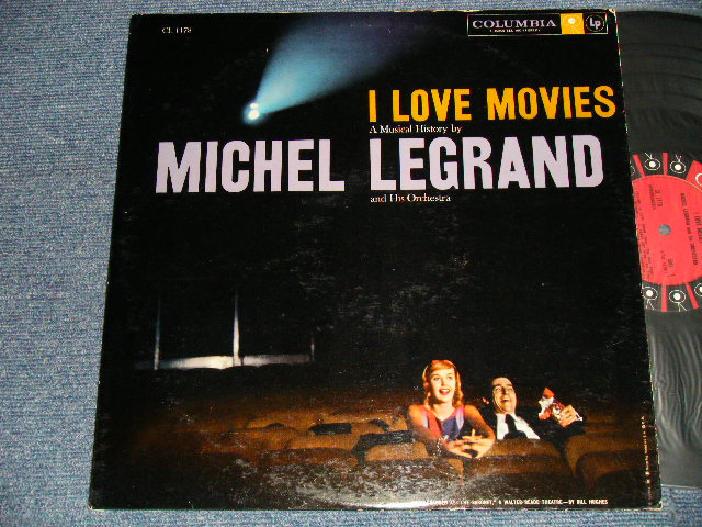 画像1: MICHEL LEGRAND - I LOVE MOVIES (Ex++/MINT-) /1958 US AMERICA ORIGINAL "6 EYES Label" MONO Used LP 