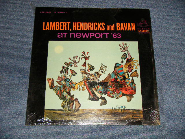 画像1: LAMBERT, HENDRICKS - AT NEWPORT '63  (SEALED) / 1963 US AMERICA ORIGINAL STEREO "BRAND NEW SEALED" LP