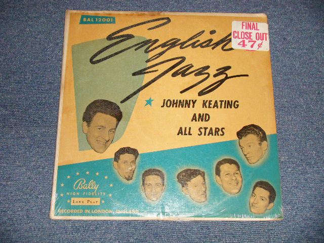画像1: JOHNNY KEATING AND ALL STARS - ENGLISH JAZZ (SEALED) /  1956 US AMERICA ORIGINAL "BRAND NEW SEALED" LP