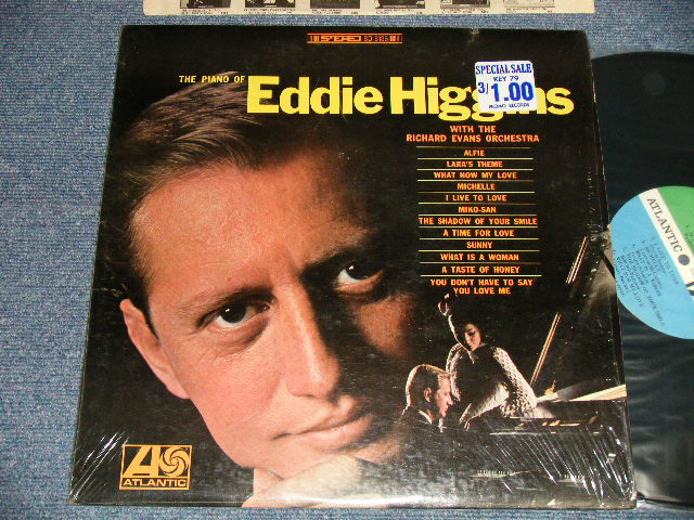 画像1: EDDIE HIGGINS With The Richard Evans Orchestra - THE PIANO OF EDDIE HIGGINS (MINT-/MINT-) / 1967 US AMERICA ORIGINAL "GREEN & BLUE Labell" STEREO Used  LP 