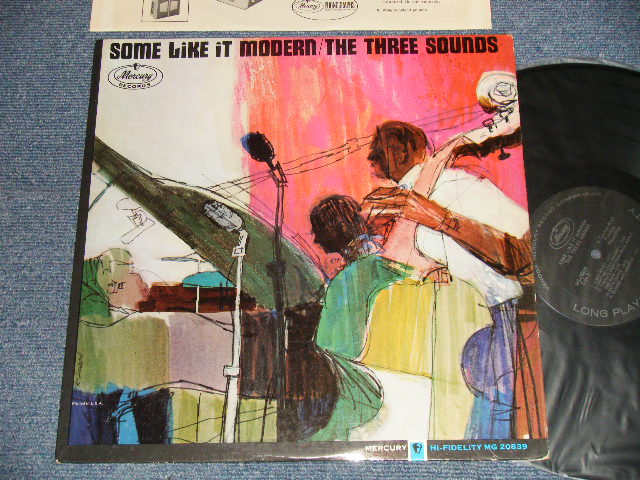 画像1: THE THREE 3 SOUNDS - SOME LIKE IT MODERN (Ex++/Ex+) / 1963 US AMERICA  ORIGINAL 1st Press "BLACK With SILVER PRINT Label" MONO Used LP
