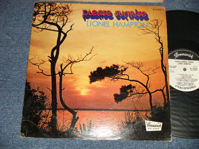 画像1: LIONEL HAMPTON - PLEASE SUNRISE (Ex++/Ex+++ EDSP) / 1973 US AMERICA ORIGINAL "WHITE LABEL PROMO" Used LP