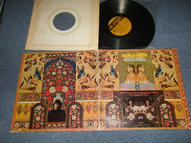 画像1: RAVI SHANKAR / ANDRE PREVIN  London Symphony Orchestra - SHAMKAR : CONCERTO FOR SITAR & ORCHESTRA (Ex/MINT-/ 1971 US AMERICA ORIGINAL Used LP 