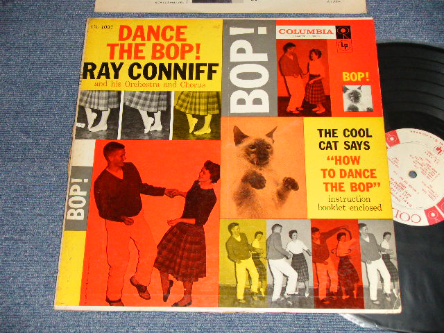 画像1: Ray Conniff And His Orchestra And Chorus - Dance The Bop (With BOOKLET for DANCE STEPS) (Ex++/Ex+++ EDSP) / 1957 US AMERICA ORIGINAL "WHITE LABEL PROMO" 1st Press "6-EYE'S LABEL" MONO Used LP 