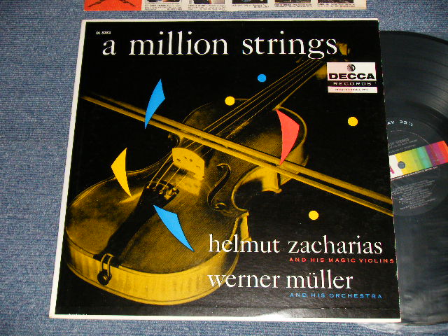 画像1: WERNER MULLER : HELMUT ZACHARIAS - A MILLION STRINGS (Ex+++/MINT-) / 1957 US AMERICA ORIGINAL MONO Used LP 