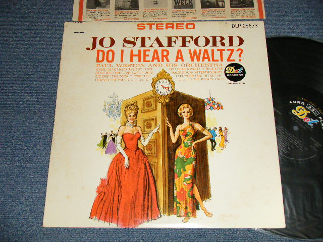 画像1: JO STAFFORD - DO I HEAR A WALTZ (Ex+/MINT- SWOFC, EDSP) / 1966 US AMERICA ORIGINAL STEREO Used LP 