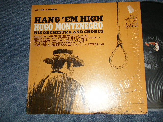 画像1: HUGO MONTENEGRO and His ORCHESTRA And Chorus - HANG 'EM HIGH (Ex+++/MINT-) / 1968 CANADA ORIGINAL 1st Press "BLACK Label" STEREO Used LP 