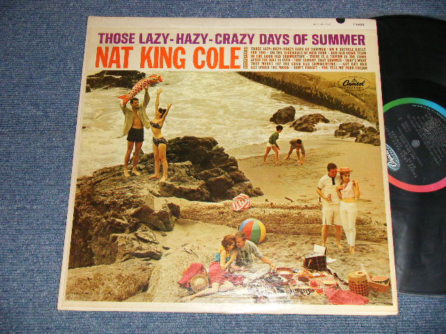 画像1: NAT KING COLE - THOSE LAZY-HAZY-CRAZY DAYS OF SUMMER (Ex++/Ex++ EDSP) / 1963 US AMERICA ORIGINAL 1st Press "BLACK with RAINBOW CAPITOL logo on TOP Label" MONO Used LP