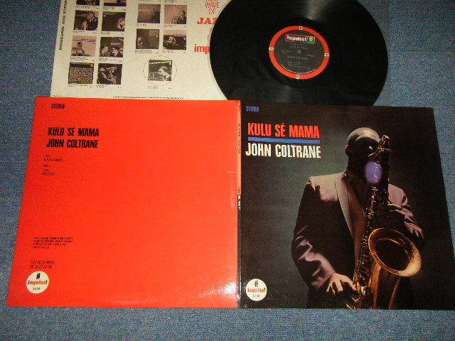 画像1: JOHN COLTRANE - KULUSE MAMA (MINT-/MINT) /1968 Version US AMERICA "BLACK with RED RING, IMPULSE! & ABC in MULTI COLORED BOX Label" Used LP