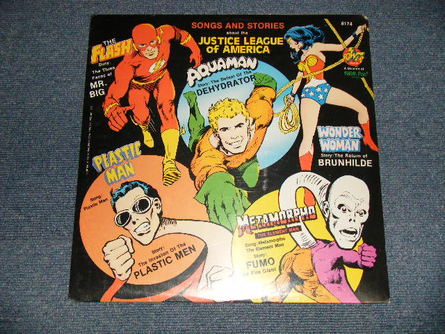 画像1: ORIGINAL RADIO BROADCAST - Stories And Songs About The Justice League Of America (SEALED CUTOUT) / 1975 US AMERICA ORIGINAL "BRAND NEW SEALED" LP  