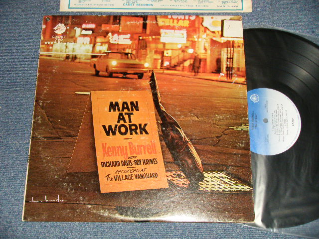 画像1: KENNY BURRELL - MAN AT WORK (Ex+/Ex+++ Looks:Ex++ STPOBC) /US AMERICA REISSUE "BLUE & WHITE Label" Used LP 