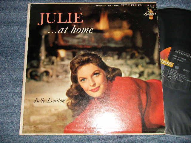 画像1: JULIE LONDON - JULIE ... AT HOME (Ex++/Ex++ Looks:Ex+, Ex++) / 1960 US AMERICA ORIGINAL "MULTI COLOR Label" STEREO Used  LP 