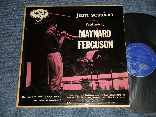 画像1: MAYNARD FERGUSON - JAM SESSION Featuring MAYNARD FERGUSON (Ex+/Ex+++ Looks:Ex++ EDSP) / 1956 US AMERICA ORIGINAL 1st Press "DARK BLUE With SILVER PRINT Label" MONO Used LP 