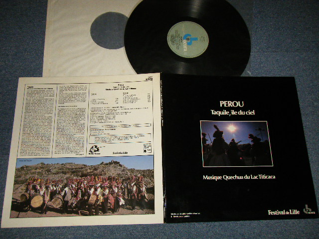 画像1: QUECHWA - PEROU Pérou (Taquile, Île Du Ciel / Musique Quechua Du Lac Titicaca) (MINT-/MINT) / 1954 FRANCE ORIGINAL Used LP
