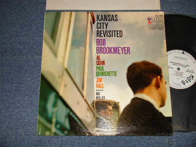 画像1: BOB BROOKMEYER'S KC SEVEN - KANSAS CITY REVISITED (Ex+++, Ex+/MINT STPOBC, WOBC)  / 1959 US AMERICA ORIGINAL "WHITE LABEL PROMO" "MONO" Used LP