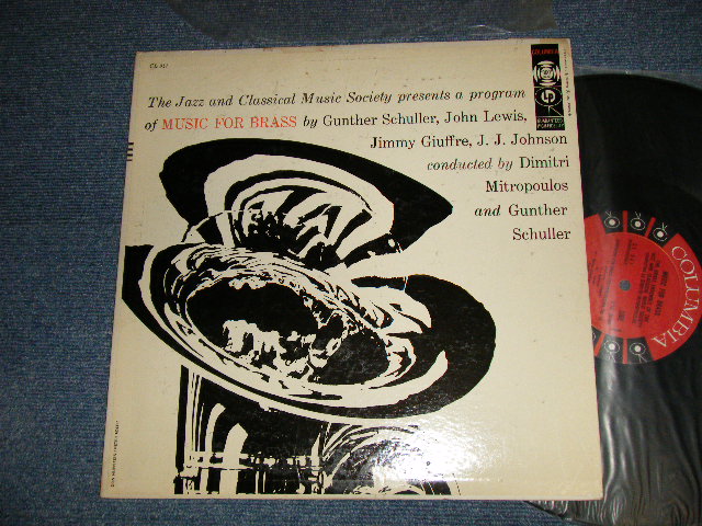 画像1: THE BRASS ENSEMBLE Of The Jazz And Classical Music Society  (Solists : MILES DAVIS, J.J. JAY JAY JOHNSON, JOE WILDER ) - MUSIC FOR BRASS (Ex++/MINT) / 1957 US AMERICA ORIGINAL "6-EYE'S Label" MONO Used LP