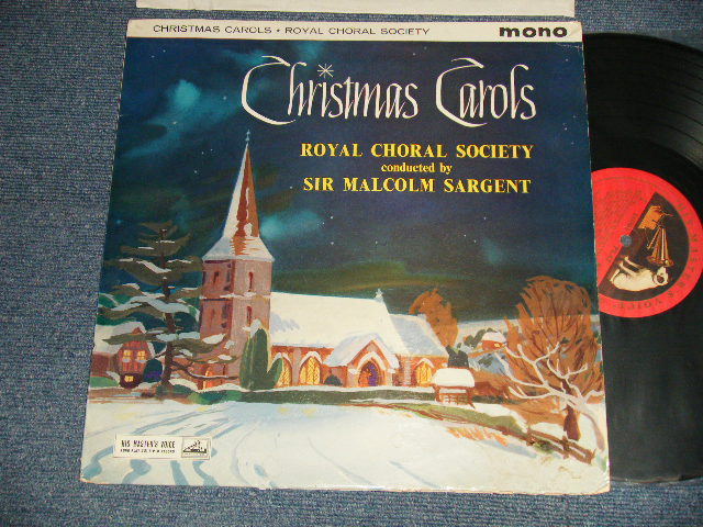 画像1: ROYAL CHORAL SOCIETY Conducted by Sir Malcolm Sargent - CHRISTMAS CAROLS (Ex/Ex EDSP) / 1960 UK ENGLAND ORIGINAL "MONO" Used LP