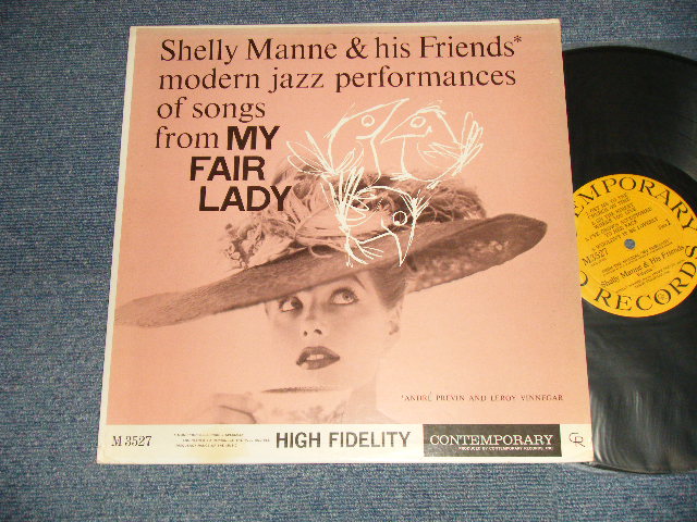 画像1: SHELLY MANNE & HIS FRIENDS - modern jazz performances of songs from MY FAIR LADY (Ex++/Ex) / 1959 Version US AMERICA "YELLOW with BLACK PRINT Label" STEREO Used LP 