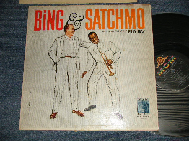 画像1: BING CROSBY & LOUIS ARMSTRONG - BING & SATCHIMO ( Ex/Ex++, Ex+ Looks:Ex EDSP, TapeSeam) / 1960 US AMERICA ORIGINAL MONO Used  LP 