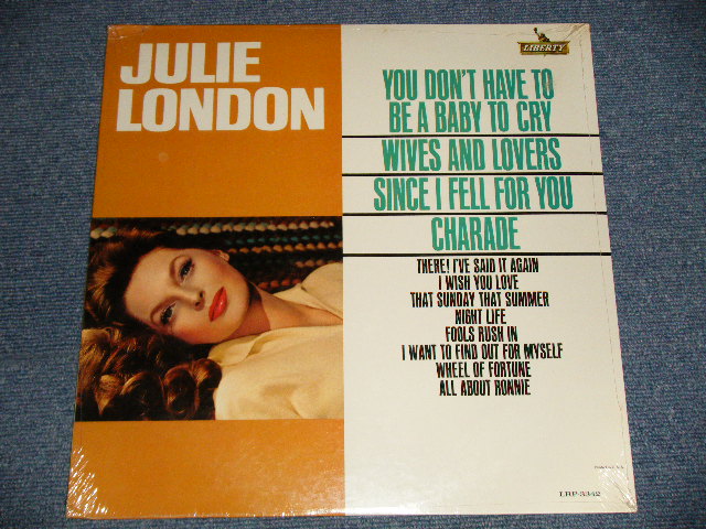 画像1: JULIE LONDON - YOU DON'T HAVE TO BE A BABY  TO CRY  (SEALED) /1964 US AMERICA ORIGINAL MONO "BRAND NEW SEALED" LP