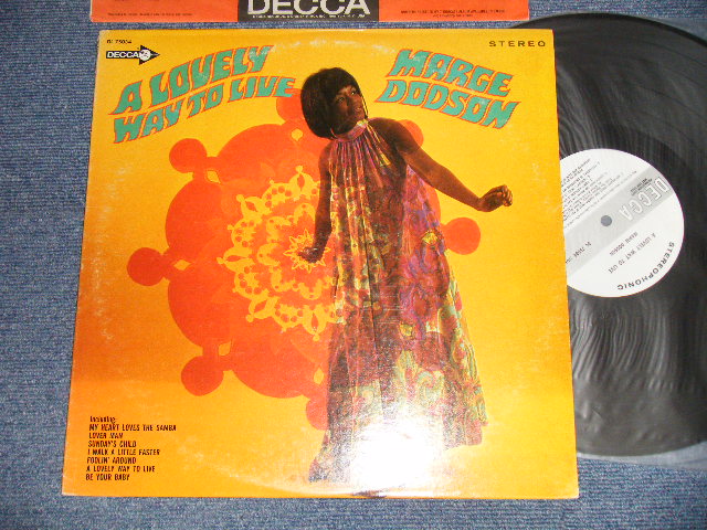画像1: MARGE DODSON (JAZZ FUNK LADY SINGER) - A LONELY WAYTO LOVE (Ex+++/MINT) / 1968 US AMERICA ORIGINAL "WHITE LABEL PROMO" Used LP 