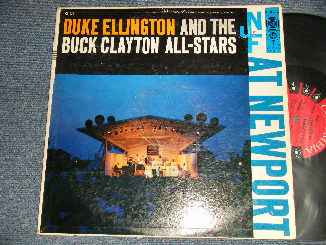 画像1: DUKE ELLINGTON & BACK CLAYTON ALL-STARS  - AT NEW PORT (Ex++/Ex++) / 1956 US AMERICA ORIGINAL "6 EYES Label"  MONO Used  LP 