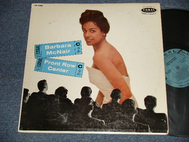 画像1: BARBARA McNAIR - FRONT RAW CENTER (Ex++/Ex++ Looks:Ex+ TapeSeam) / 1959 US AMERICA ORIGINAL "BLUE LABEL PROMO" MONO Used LP