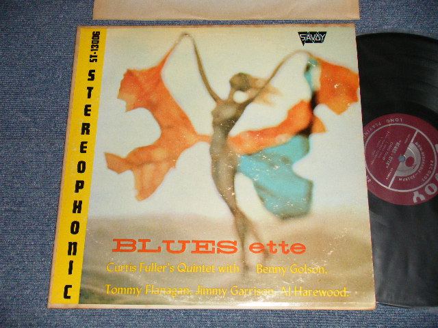 画像1: CURTIS FULLER'S QUINTET With - BLUES ETTE (Matrix #  A)RVG STEREO (Stamp)  SST 13006 A X2031 B)RVG STEREO (Stamp) SST 13006 B X 2021 ) (Ex+MINT-) /  1967 Version US AMERICA 3rd Press "MARLOON Label" STEREO Used LP  
