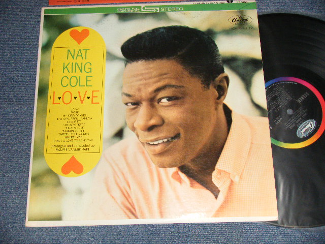 画像1: NAT KING COLE - L O V E  L-O-V-E (Ex++/Ex+++) / 1965 US AMERICA ORIGINAL 1st Press  "BLACK With RAINBOW 'CAPITOL Logo' on TOP Label" STEREO Used LP