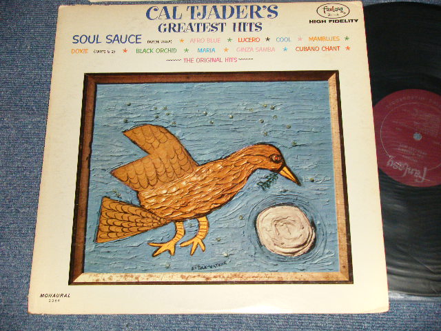 画像1: CAL TJADER - GREATEST HITS  (Ex++/Ex+) / 1966 US AMERICA ORIGINAL "MAROON with GOLD PRINT Label" MONO Used LP
