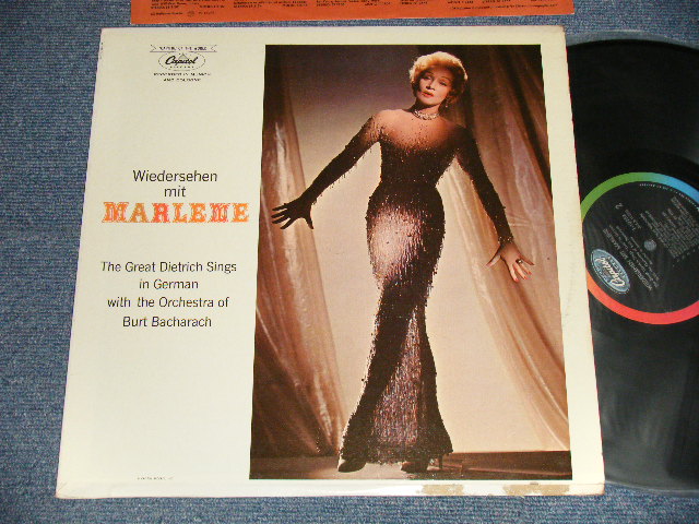 画像1: MARLENE DIETRICH - WIEDERSEHEN MIT MARLENE (Ex+++/Ex+++ EDSP)  / 1962 Version US AMERICA "BLACK with RAINBOW 'CAPITOL LOGO on TOP Label" MONO Used LP 