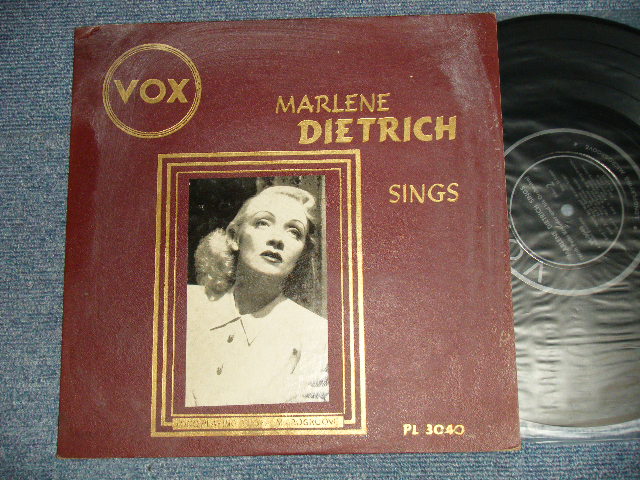 画像1: MARLENE DIETRICH - SINGS (Ex++/Ex++) / 1960 US AMERICA ORIGINAL Used 10" LP