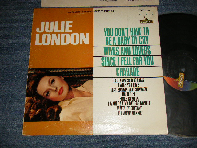 画像1: JULIE LONDON - YOU DON'T HAVE TO BE A BABY  TO CRY  (Ex+/Ex- Looks:VG+++ RFEDSP, SWOFC) /1964 US AMERICA ORIGINAL  STEREO Used LP
