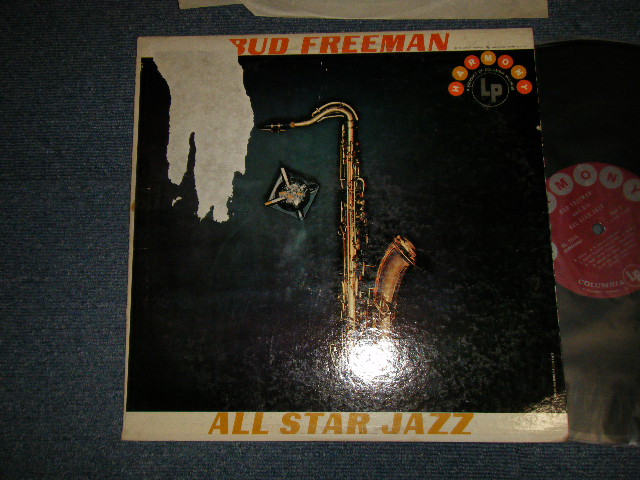 画像1: BUD FREEMAN  - AND ALL STAR JAZZ (POOR, Ex/Ex++ A-4:Ex- EDSP, BRK) /  1957 US AMERICA ORIGINAL MONO Used   LP