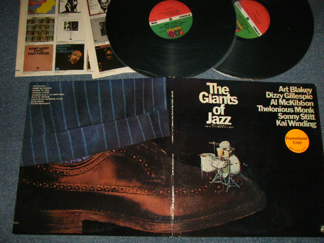 画像1: V.A. VARIOUS ARTISTS (Art Blakey, Dizzy Gillespie, Al McKibbon, Thelonious Monk, Sonny Stitt, Kai Winding) - THE GIANTS OF JAZZ (Ex+++/MINT- CutOut for PROMO) / 1972 US AMERICA ORIGINAL "PROMO" Used 2-LP