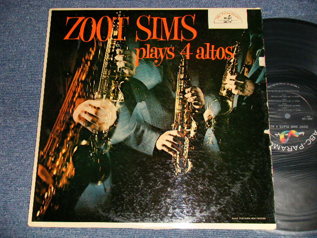 画像1: ZOOT SIMS - ZOOT SIMS PLAYS 4 ALTOS (VG+++/Ex++ Looks:Ex++++ WOBC) / 1957 US AMERICA ORIGINAL MONO Used LP 