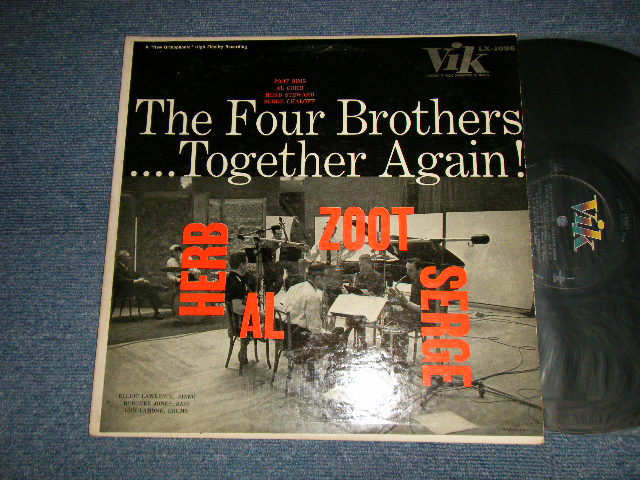 画像1: HERBIE STEWART, ZOOT SIMS, AL COHN, STEVE CHARLOFT The Four Brothers .... Together Again ! (Ex+/Ex) / 1957 US AMERICA ORIGINAL MONO Used LP