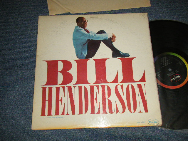 画像1: BILL HENDERSON - BILL HENDERSON (Ex++/Ex++ EDSP) / 1961 US AMERICA ORIGINAL "BLACK with RAIMNBOW/COLOR BAND Label" "MONO" Used LP