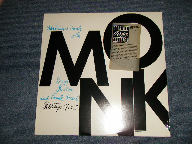 画像1: THELONIOUS MONK -  MONK/ US Reissue Sealed LP