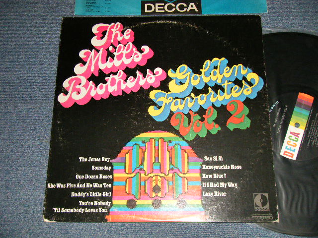画像1: The MILLS BROTHERS - GOLDEN FAVORITES VOL.2  II (Ex/Ex+++ WOBC) / 1970 US AMERICA ORIGINAL Used LP
